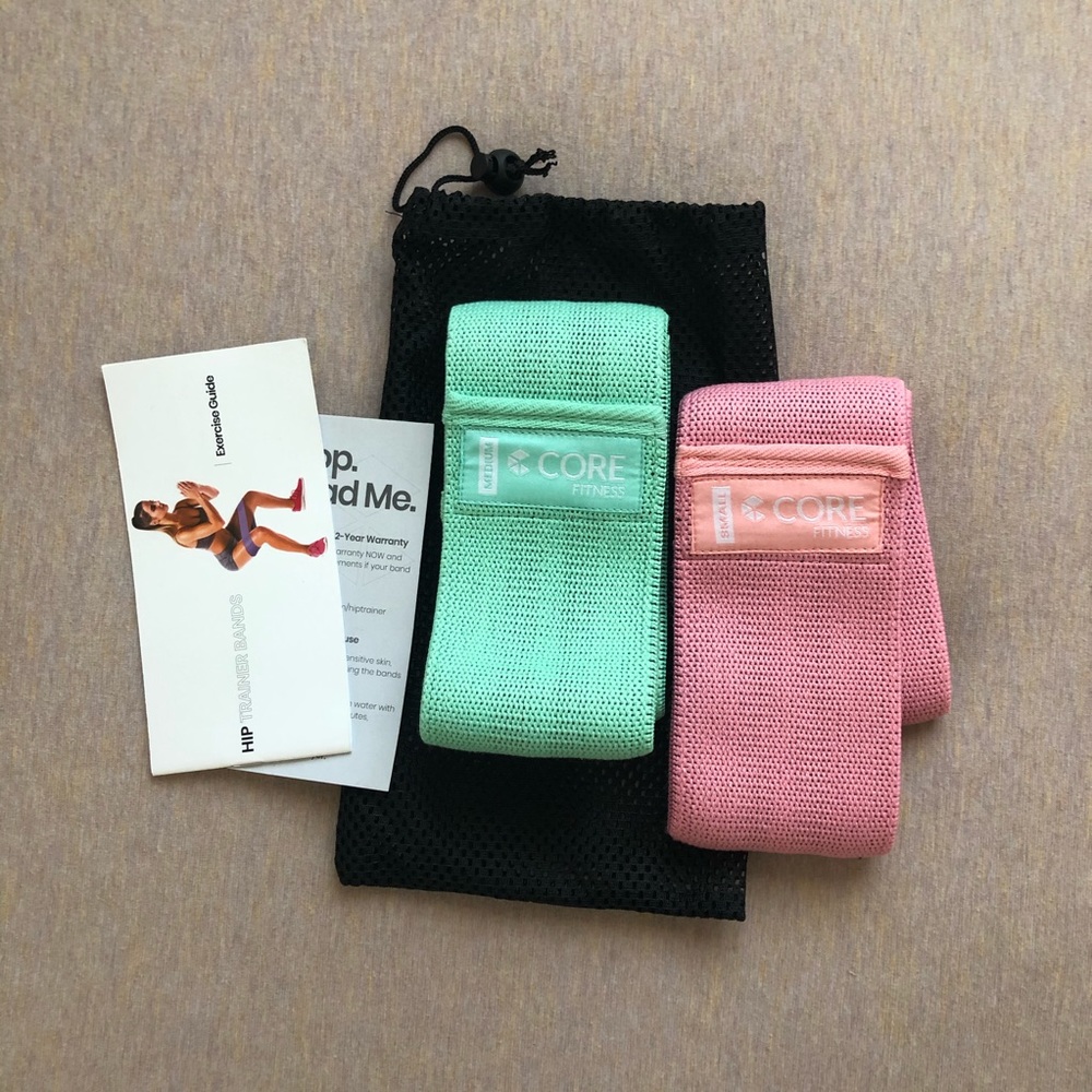Core fitness booty hip bands bundle